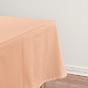Peach Fuzz Solid Color Tablecloth