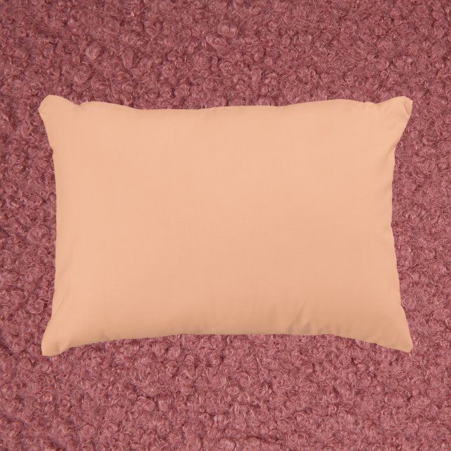 Peach Fuzz Solid Colour Accent Pillow (Creator Uploaded)