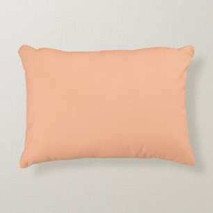 Peach Fuzz Solid Colour Accent Pillow