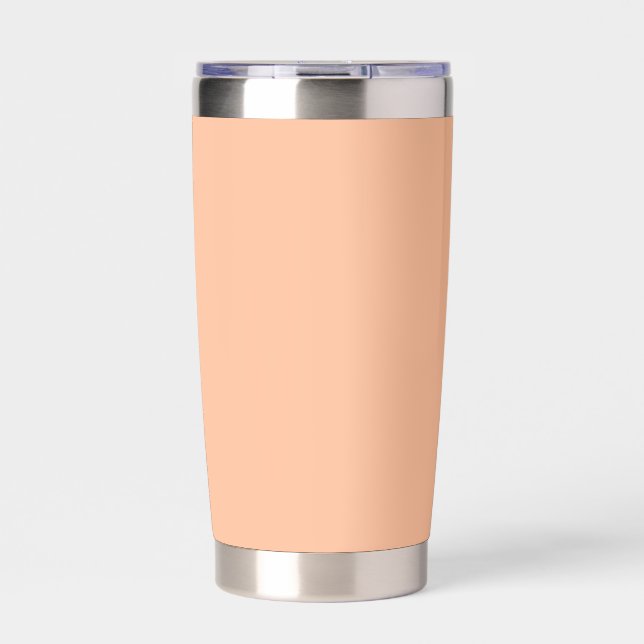 Peach Fuzz Solid Colour Insulated Tumbler (Front)
