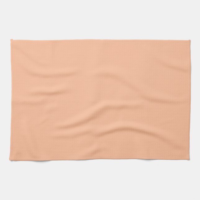 Peach Fuzz Solid Colour Kitchen Towel (Horizontal)