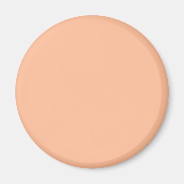 Peach Fuzz Solid Colour Magnet (Front)