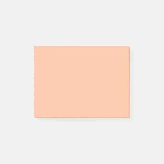 Peach Fuzz Solid Colour Post-it Notes (Front)