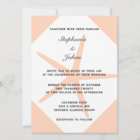 Peach Fuzz Starfish Tropical Elegant Beach Wedding