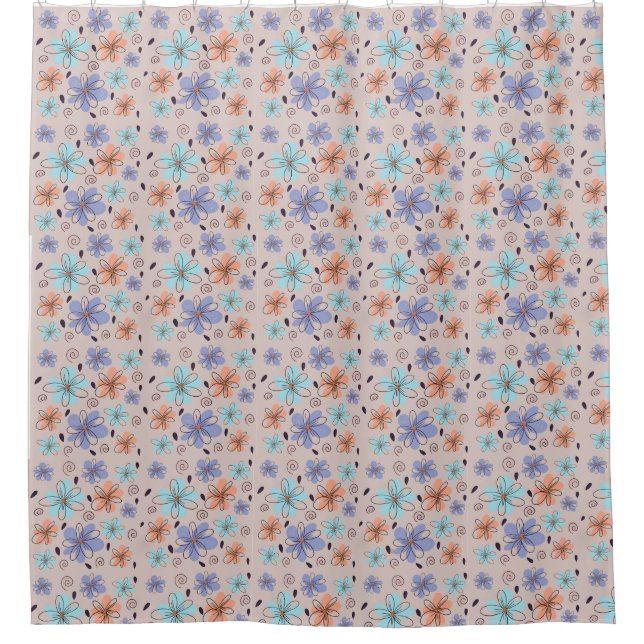 Peach garden floral spring pattern (Front)