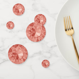 Peach Gems Confetti