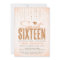 Peach Glitter Look Sweet 16 (Sixteen) Party