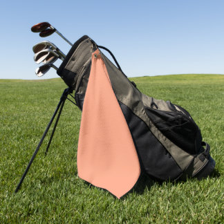 Peach Glow Red Palette Golf Towel