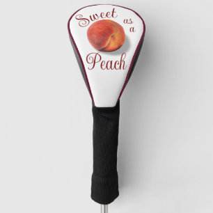 Peach Golf Head Cover