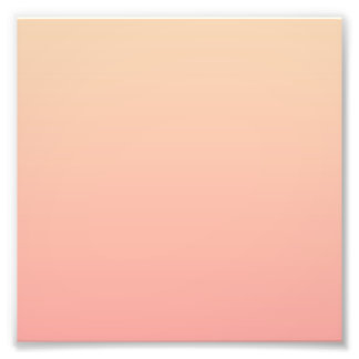 Peach Gradient Background Photo Print