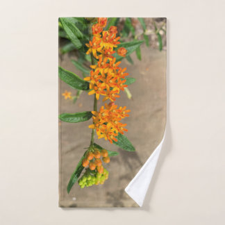 peach hand towel