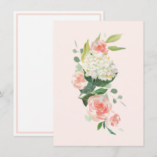 Peach Hydrangea From Your Desk A Personal Card