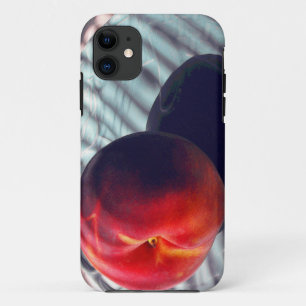 Peach in shadows and sunlight iPhone 11 case