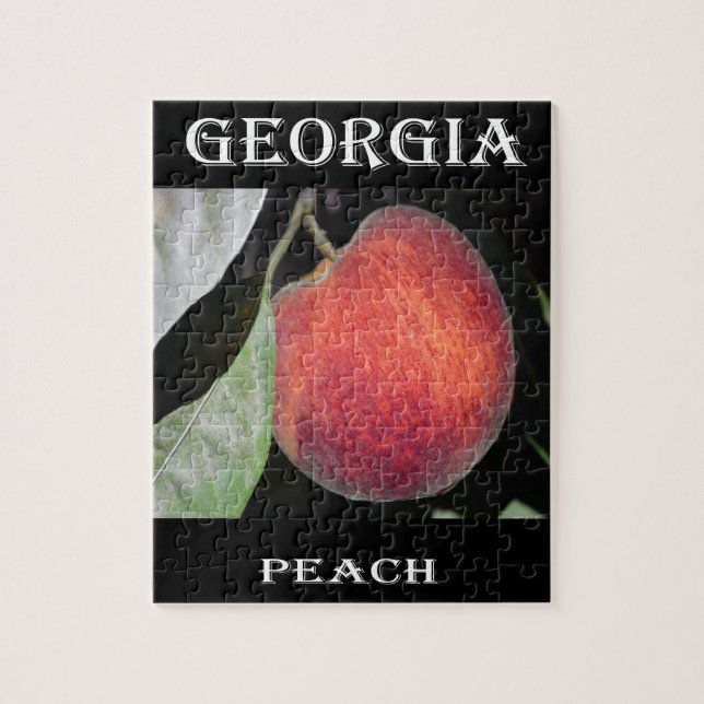 Peach Jigsaw Puzzle (Vertical)