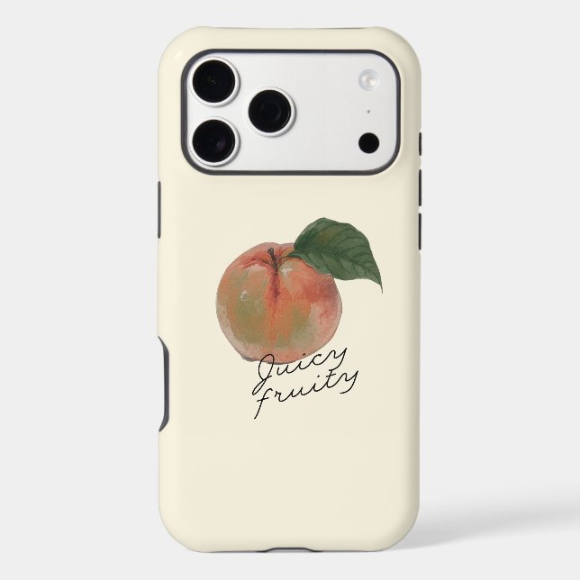 Peach ; Juicy & Fruity  (Back)