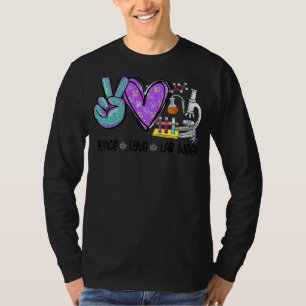 Peach Love Lab Week 2022 Laboratory Tech Technolog T-Shirt