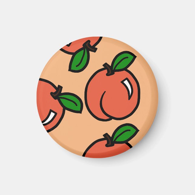 Peach Magnet (Front)