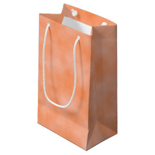 Peach Marbleized Small Gift Bag