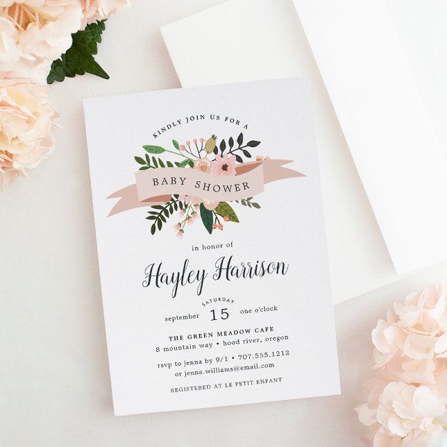 Peach Meadow | Baby Shower Invitation (Creator Uploaded)