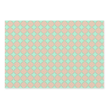 Peach & Mint Pastels Emballage Papier à feuille pl