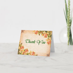 Peach Note Cards Customizable