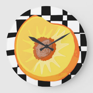 Peach O'CLock! Large Clock