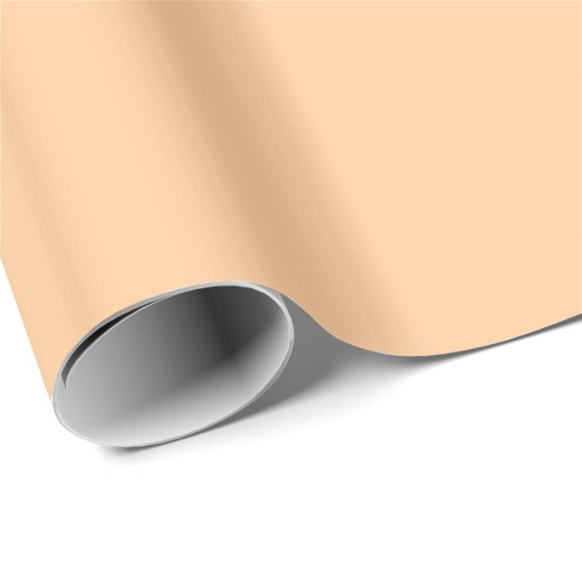 Peach Orange Wrapping Paper (Roll Corner)