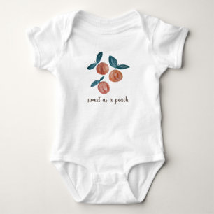 Peach Painting Sweet as a Peach Baby Bodysuit