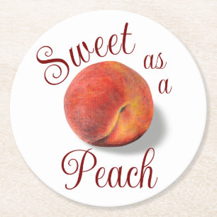 Peach Paper Coasters