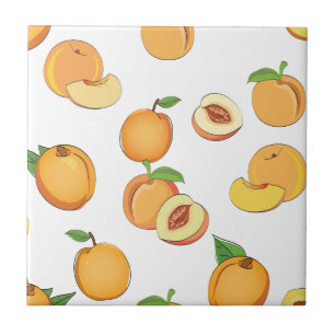 Peach Pattern Tile