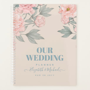 Peach Peonies Sage Floral Budget Mariage