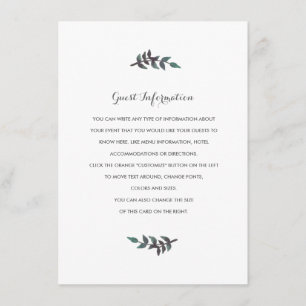 Peach Peonies Wedding Insert
