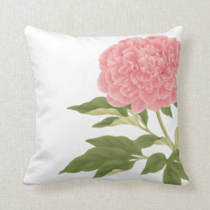 Peach Peony American MoJo Pillow