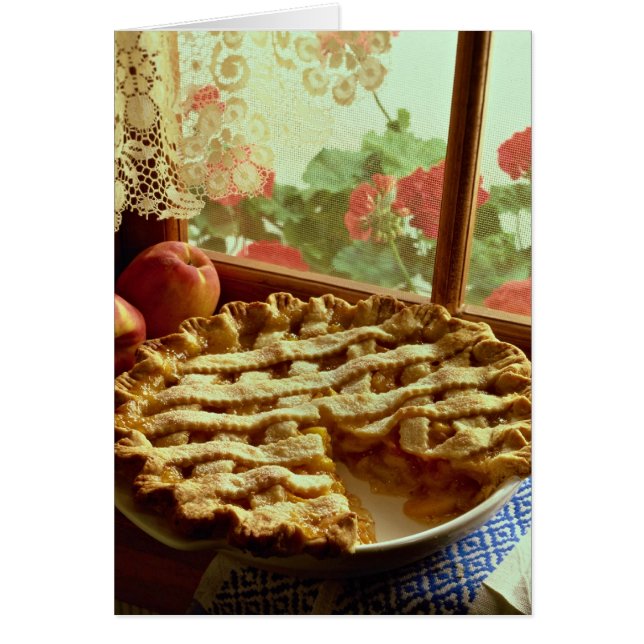 Peach pie for food (Devant)