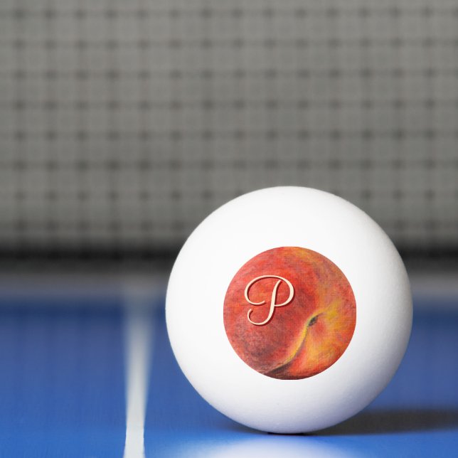Peach Ping Pong Balls (Net)