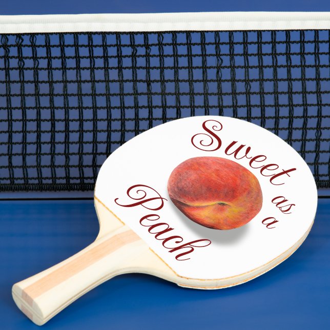 Peach Ping Pong Paddle (Insitu)