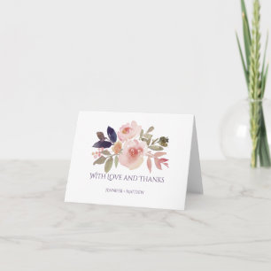 Peach Pink Lavender Purple Fleur sauvage Merci
