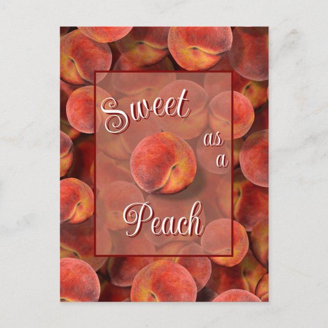Peach Postcard (Front)