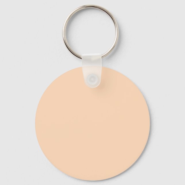 Peach Puff Keychain (Front)