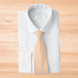 Peach Puff Solid Colour Tie<br><div class="desc">Peach Puff Solid Colour</div>