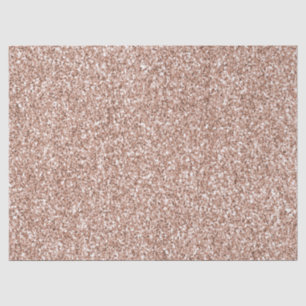 Peach Rose Gold Luxe Glitter Tissue Paper