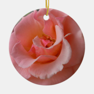 Peach Rose Ornament Romantic Rose Decorations