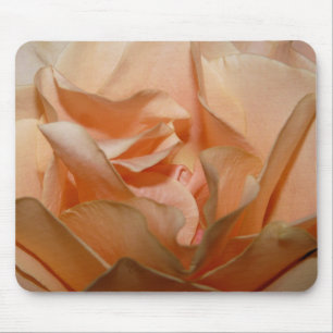 Peach Rose Petals mousepad