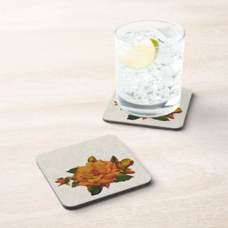 Peach Roses Coaster
