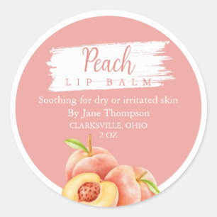 Peach Salve / balm / Soap Label