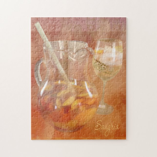 Peach Sangria Jigsaw Puzzle (Vertical)