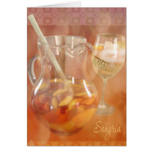 Peach Sangria with Custom Text