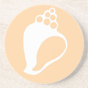 Peach Shell Coaster