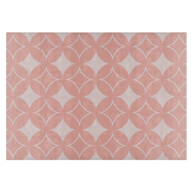 Peach shippo cutting board (Front)