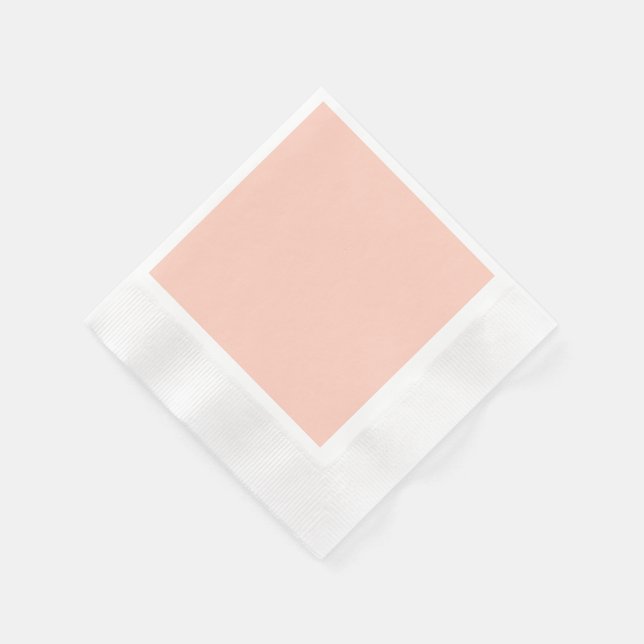 Peach Solid Colour Napkin (Corner)